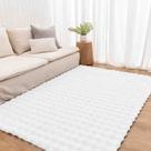 Tapete Pele Bubble 1,00 x 1,50 Branco Niazitex Tapete Pele Bubble 1,00 x 1,50 Branco Niazitex