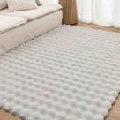 Tapete Pele Bubble 1,00 x 1,50 Prata Niazitex Tapete Pele Bubble 1,00 x 1,50 Prata Niazitex