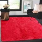 Tapete Peludo 1,35x2,00 Shaggy Costa Oro Vermelho Tapete Peludo 1,35x2,00 Shaggy Costa Oro Vermelho