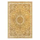 Tapete Persa Classico Bege Medalhão Central 250x300 Luxuoso