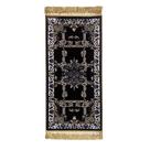 Tapete Persa Royal Marrom 50x100cm Fio Acetinado - Decoração para Quarto e Sala