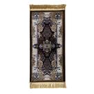 Tapete Persa Royal Marrom 50x85cm Fio Acetinado - Decoração para Quarto e Sala