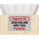 Tapete personalizado aguarde jogo online não tem pause