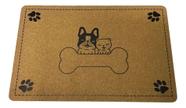 Tapete Pet Cão Gato Para Comedouro Comida Água Impermeável