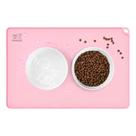 Tapete Pet para Comedouro Cães e Gatos Antiderrapante Newpet 40x50cm Água e Ração