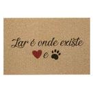 Tapete Pet Vinil 60x40cm Lar Onde Existe Kapazi Tapete Pet Vinil 60x40cm Lar Onde Existe Kapazi