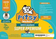 Tapete Pitsy Bichos Higiênico 60x55 - 12 unidades