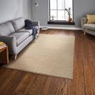 Tapete Plush Liso Nude Bege para Sala 1,50x2,00m - Maciez e Design