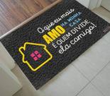 Tapete Porta Capacho Personalizado 60x40 - Emborrachado