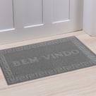 Tapete porta vinyl bem vindo 0,40 x 0,60