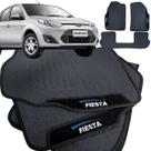 Tapete pra Carro Borracha Ford Fiesta 2001 a 2014 3 Peças