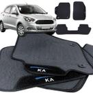 Tapete pra Carro Borracha Ford Ka 2014 2015 2016 2017 2018 2019 2020 2021 2022 3 Peças