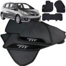 Tapete pra Carro Borracha Honda New Fit 2009 2010 2011 2012 2013 2014 3 Peças Tapete pra Carro Borracha Honda New Fit 2009 2010 2011 2012 2013 2014 3 Peças