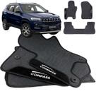 Tapete pra Carro Borracha Jeep Compass 2019 2020 2021 2022 2023 2024 3 Peças