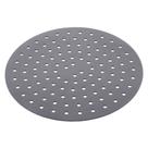 Tapete Protetor Air Fryer Redondo Silicone Cinza 18,5cm Lyor