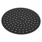 Tapete Protetor Lyor de Silicone para Air Fryer Preto 18,5cm