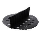 Tapete Protetor Lyor De Silicone Para Air Fryer Preto 18cm