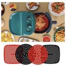 Tapete Protetor Silicone Para Air Fryer Fritadeira Universal-QUADRADO