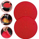 Tapete Protetor Silicone Redondo Air Fryer Fritadeira 23cm