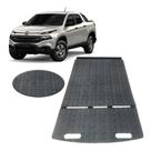 Tapete Puxe Empurra Dobradiça Fiat Toro 2016 17 18 ... 21 22 2023 PVC