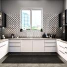 Tapete PVC Emborrachado 4,00m x 65cm Cozinha Corredor Antiderrapante Soft