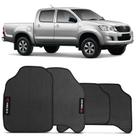 Tapete PVC Hilux CD 2013/2015 Nome Bordado 04 Peças Tapete PVC Hilux CD 2013/2015 Nome Bordado 04 Peças
