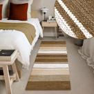 Tapete Quarto Beira Cama Kilim Indiano Luxo Klbs 60x180