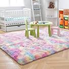 Tapete Quarto Infantil Pelúcia Criança Bebê 2,00 x 1,40 m Antiempacto Arco-Íris Tapete Quarto Infantil Pelúcia Criança Bebê 2,00 x 1,40 m Antiempacto Arco-Íris