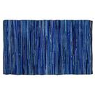 Tapete Ramanta Home Chindi de algodão reciclado azul marinho 91x152 cm