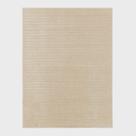 Tapete Realce Listrado 3D Alto Relevo 150X200 Creme Marfim