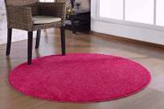 Tapete Redondo Coleção Classic Teen 100 X 100 Pink Rosa