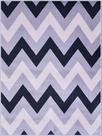 Tapete Renaissance Zigzag Des.51 Cinza 0,57X1,80m -Tapetes J. Serrano