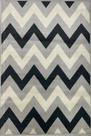 Tapete Renaissance Zigzag Para Sala Quarto 100x150 51 Cinza Tapete Renaissance Zigzag Para Sala Quarto 100x150 51 Cinza