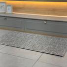 Tapete Retangular 0,40x0,60 Linha Prime Algodão Poliéster Base Antiderrapante