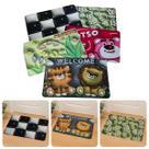 Tapete Retangular Absorvente e Antiderrapante para Banheiro 38x58cm Tapete de Piso Macio, Lavável e Confortável para Lavabo e Área Molhada