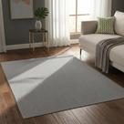 Tapete Retangular Jolitex Cristal Sala Quarto 2,00m x 2,40m Cor Cinza Médio