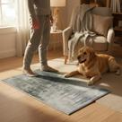 Tapete Retangular Premium 80x50cm Sortido Antiderrapante Lavável para Sala Quarto