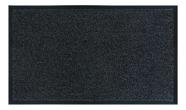 Tapete Retangular Preto Cinza 60x90 Cm Gabriel