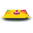 Tapete Retangular Sublimado , Carnaval , Folia , Tapete quadrado, painel de festa 400x278