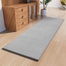 Tapete Runner AREDO com suporte de borracha antiderrapante 60x240cm cinza Tapete Runner AREDO com suporte de borracha antiderrapante 60x240cm cinza