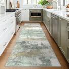 Tapete Runner BEIMO para cozinha de corredor 80x240cm verde claro