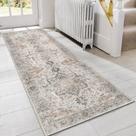 Tapete Runner GENIMO Vintage, antiderrapante, 80 x 200 cm, marrom acastanhado claro
