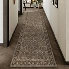Tapete Runner HUGEAR Brown lavável à máquina 60x240cm, antiderrapante