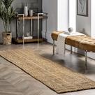 Tapete Runner NuLoom Ashli Solid Farmhouse Jute 80 cm x 180 cm
