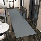 Tapete Runner Ottomanson Solid Design antiderrapante 80x150cm cinza