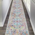 Tapete Runner Pauwer, lavável no corredor, 60x300cm, antiderrapante, cinza