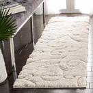 Tapete Runner Safavieh Florida Shag Collection Creme 70x210cm