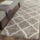 Tapete Runner Safavieh Hudson Shag Collection 70x240cm cinza