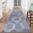 Tapete Runner StepRite, lavável, 60 x 180 cm, parte traseira de borracha antiderrapante