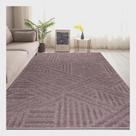 Tapete Sala 200X250 Alto Relevo Realce Eden 35 Taupe